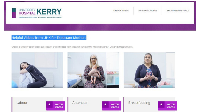 UHK Maternity Services website UHK Maternity Services website